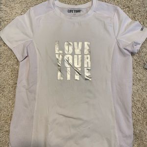 Lifetime workout tee